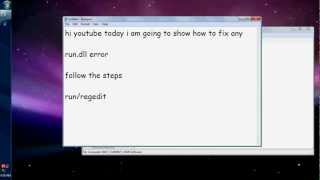 How to Fix Any Rundll error windows xp [upl. by Phares152]