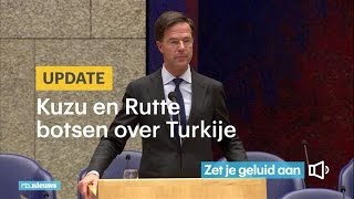 Kuzu en Rutte botsen over Turkije  RTL NIEUWS [upl. by Elson]