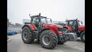 Portes Ouvertes des Ets ForestierLeblond  MASSEY FERGUSON 8740 [upl. by Fretwell]