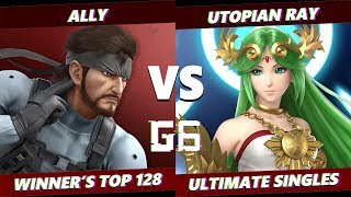 Glitch 6 SSBU  Ally Snake VS Utopian Ray Palutena Smash Ultimate Winners Top 128 [upl. by Pancho779]