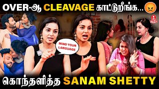 கடும் கோபத்தில் வெளியேறிய Sanam Shetty😡 Anchorனா கேவலமா கேப்பியா நீ  Sanam Shetty  Kumudam [upl. by Anoi]