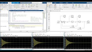 Modeling a Mass Spring Damper System using Matlab Simulink [upl. by Summons]