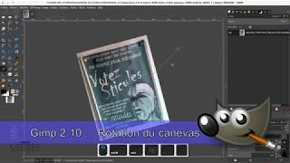 Gimp 210  Rotation du canevas [upl. by Razal]