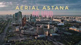 PORTRAIT OF ASTANA  KAZAKHSTAN 4K DRONE VIDEO UHD [upl. by Angie]