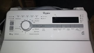 WHIRLPOOL TDLR 60210 Обзор описание [upl. by Kemppe12]