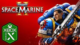 Warhammer 40k Space Marine 2 Xbox Series X Gameplay Review Awesome Optimized [upl. by Strade419]