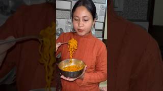 🥵Extra spicy noodles 🌶️  WaiWai spicy spicyfood nepal nepali spicynoodles food foodie [upl. by Audrye]