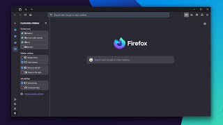 First Look at Firefoxs Vertical Tabs And New Sidebar [upl. by Ilyssa13]