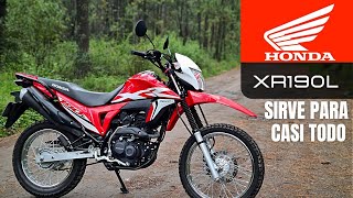 HONDA XR190L Review  La moto ideal no siempre es la más grande [upl. by Morice285]