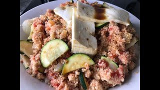 Cous cous con CALABAZIN [upl. by Orlina724]