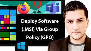 How to Deploy Software MSI Packages Via Group Policy GPO  Windows Server 2019 [upl. by Clothilde]