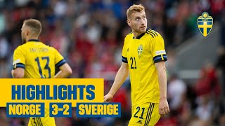 Highlights Norge  Sverige 32  Nations League  Tung förlust [upl. by Lundin]