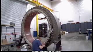 Time Lapse  700HP 2300V Electric Motor Rewinding [upl. by Forsta632]