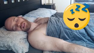 I Try A Weighted Blanket For 30 Nights To Improve My Sleep [upl. by Ilonka621]