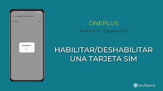 Habilitar o Deshabilitar una Tarjeta SIM  OnePlus Android 12  OxygenOS 12 [upl. by Aiveneg]