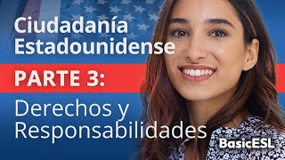 US CITIZENSHIP CIVICS QUESTIONS 2023  Spanish Translation  Pt3  Derechos y Responsabilidades [upl. by Sorcha]