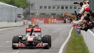 Jenson Button wins in Canada 2011 [upl. by Broucek]