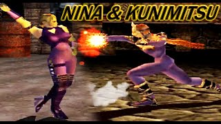 TAS Nina \ Kunimitsu Gameplay  Tekken Tag Tournament Requested [upl. by Noiemad]