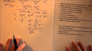 acides bases  exercice  Terminale ST2S  MOOC1 [upl. by Myrtia]