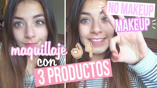 Maquillaje Natural Con Solo 3 PRODUCTOS NO MAKEUPMAKEUP â™¥  ValentinaGonzzz [upl. by Ynabla]