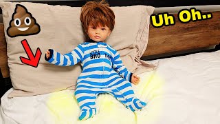 Reborn Boy Pees In Bed And Regrets It [upl. by Bull]