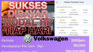 💰REVIEW VOLKSWAGEN  PROFIT MENINGKAT PENARIKAN CEPAT INVESTASI MINIMAL 100 K HASILKAN PROFIT PERJAM [upl. by Lenoj368]