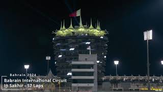 F1 Bahrain 2024  National Anthem of the Kingdom of Bahrain [upl. by Athey812]