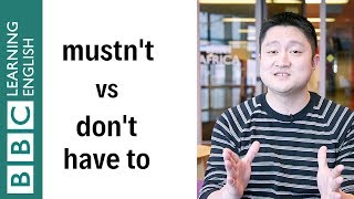 Mustnt vs Dont have to  English In A Minute [upl. by Riordan]