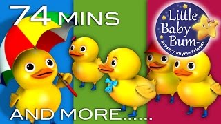 Five Little Ducks  More  Nursery Rhymes for for Babies by LittleBabyBum [upl. by Miculek]