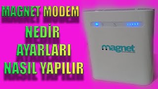 TÜRK TELEKOM TAŞINABİLİR İNTERNET MAGNET MODEM Nedir nasıl kurulur kablosuz ayarları nasıl yapılır [upl. by Masao]