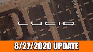 Lucid Motors Factory Construction Update 8272020 [upl. by Aihsemot447]