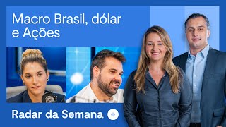 Contexto macro Brasil alta do dólar e Ações para abril  Radar da Semana [upl. by Kylila]