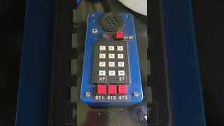 Quick Demonstration Of An Old Phone Phreaking Tool  The Original Blue Box [upl. by Ahsenauj]