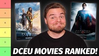 All 16 DCEU Movies Ranked w Aquaman and the Lost Kingdom [upl. by Aanas]