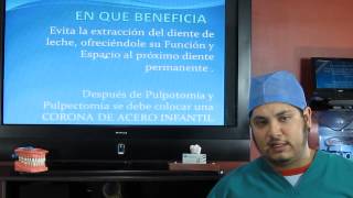 PULPOTOMIA Y PULPECTOMIA Tratamiento de Nervio Dental Infantil [upl. by Siclari229]