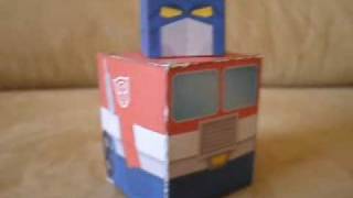 Simple Papercraft G1 Optimus Prime quotTransformsquot [upl. by Assena]