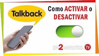 Para que sirve Talkback ¿cómo activarlo o desactivarlo [upl. by Ahseit730]