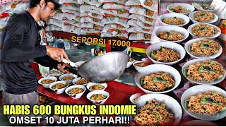 CUMA JUALAN INDOMIE DIKASIH TELOR HABIS 600 PORSIHARI SEPORSI 17rb GADA RAHASIA BONGKAR RESEPNYA [upl. by Enelyar886]