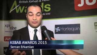 British Kebab Awards 2015 Sercan Erkarslan [upl. by Middle]