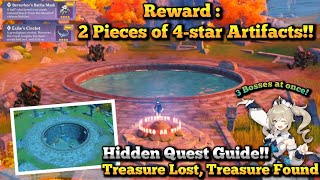 World Quest  Treasure Lost Treasure Found Full Quest Guide  Genshin Impact [upl. by Atiuqehs]