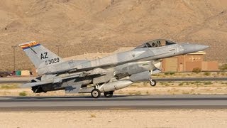 UAE F16 Block 60 Desert Falcon  Red Flag 095 Nellis AFB [upl. by Inahteb470]