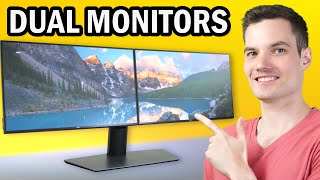 How to Setup Dual Monitors with Laptop or PC [upl. by Wallack]