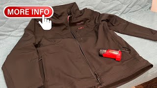 REVIEW  Milwaukee 204B21L M12 TOUGHSHELL LithiumIon Cordless Heated Jacket 3 Ah  Large Black [upl. by Lesh]