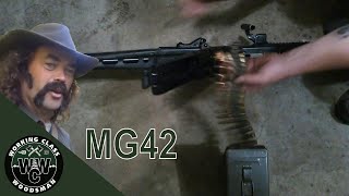 BELT FEED MG42 QUICK BARREL CHANGE [upl. by Christian]