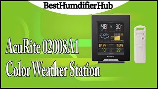 AcuRite 02008A1 Color Weather Station Review [upl. by Cerys]