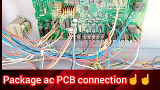 पैकेज एयरकंडीशन पीसीबी बोर्ड। hitachi package ac pcb wiring diagramhvacsystem [upl. by Schuman]