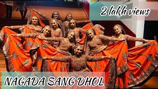 Nagada Sang Dhol Rangoli Dance competitionJewel [upl. by Aerdnaid]