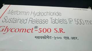 Glycomet 500 SR Tablet Review [upl. by Tedi]