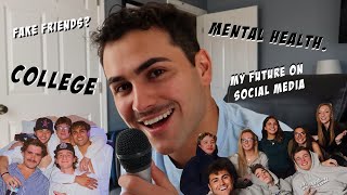 addressing everything ive avoided mental health vlog squad friends etc [upl. by Ahseenat]