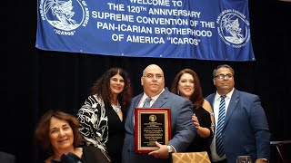 Senator Menendez Honored at 120th Pan Icarian Brotherhood Convention [upl. by Braynard]